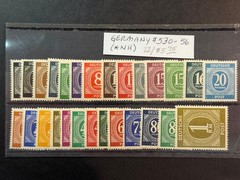 Germany # 530 – 556 MNH 2024 Scott Catalogue Value $ 5.75
