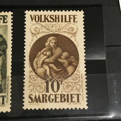 SAAR Saargebiet Volkshilfe Semi Postal Stamp Collection GERMANY Used & Mint