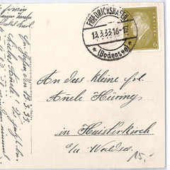GRAF ZEPPELIN Postcard Friedrichshafen *NEW HARBOUR STATION* 1933 Germany PZ196