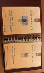 GERMANY FDS ETB 2001/24- 2001/49 27 FIRST DAY SHEETs W/ Binder Rare Set