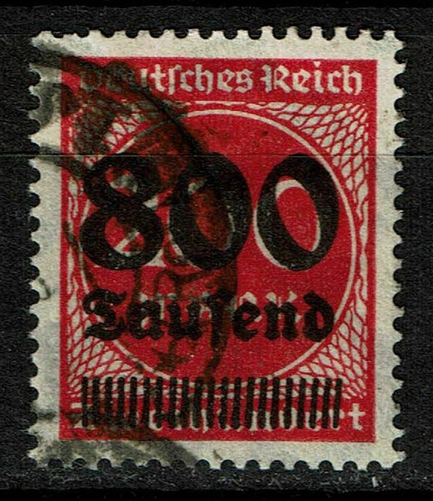 German Empire 303 OPD B (Ef) stamped, checked wine book BPP, Mi. 110,-