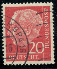 Germany, West – 1954 – Professor Dr. Th. Heuss – 20Pfg – #2271