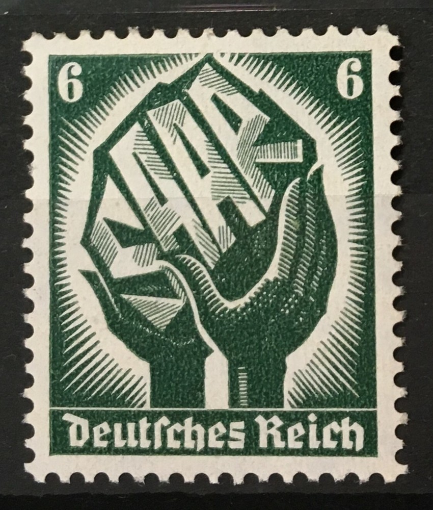 Stamp Germany 1934 Mi 544 WWII 3rd Reich War Saar Land Coal MNH