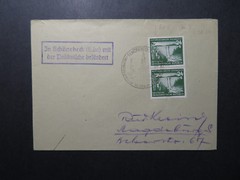 Germany DDR 1954 Event Cover w/ Semi Postal Pair – Z12222