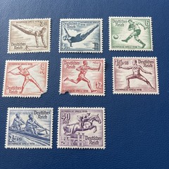 MHNH Stamp set B82-B89 1936 Berlin Germany Summer Olympics complete #2625a
