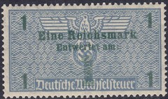 Stamp Germany Revenue WWII 3rd Reich Bill Exchange Fiscal Tax Selection 2 MNH