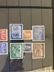 Germany 1947 Leipzig Messe + Numeral stamp set used, direct from estate cat £161