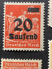 German & 1 Austrian stamp, all Mint Never Hinged, Full Original Gum.