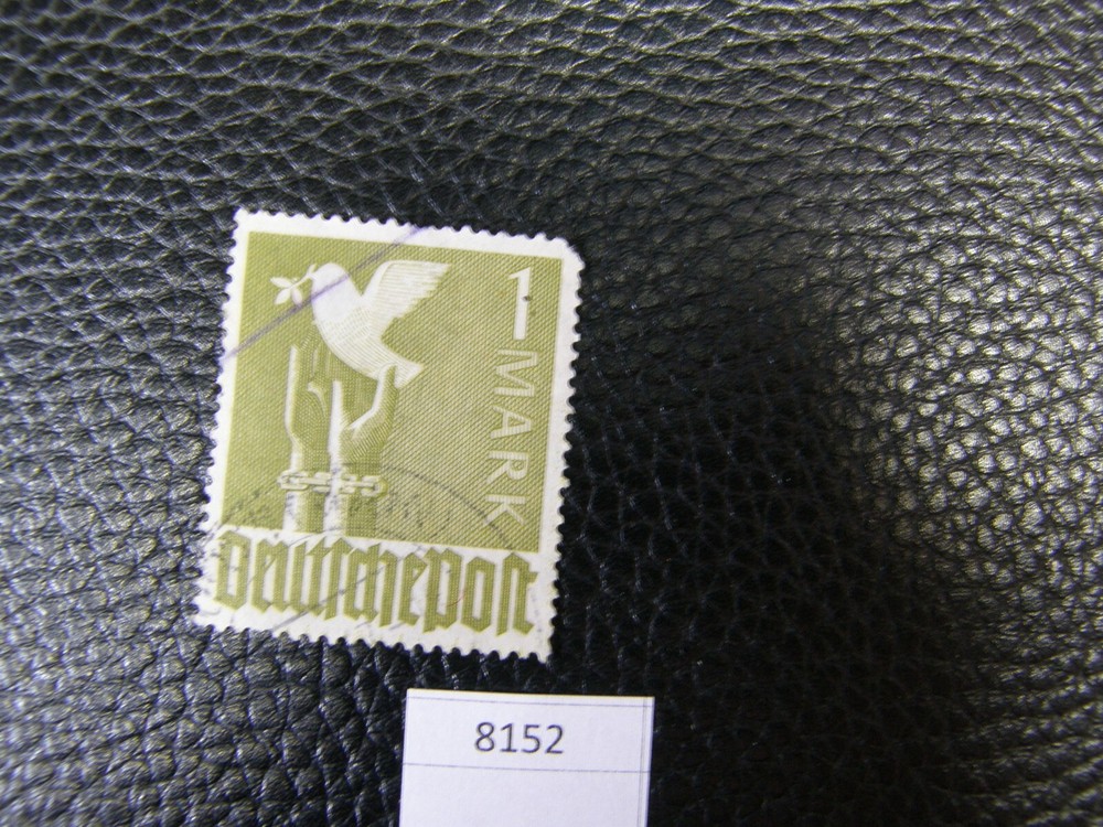 8152) One: 1 Mark Germany Deutche Post Allied Occupation “Peace Dove“