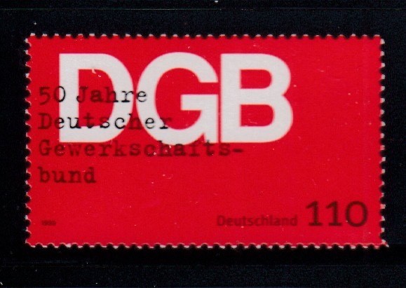 GERMANY 50th Anniversary of Trade Union MNH stamp