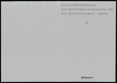 GERMANY FOLDER 1993/10 POST NEUE POSTLEITZAHLEN PLZ