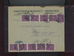 germany inflation october 1922 munich to usa F L5