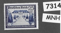 #7314 MNH stamp B159 / 1939 / Germany Postal employees Hitlers‘ Culture fund
