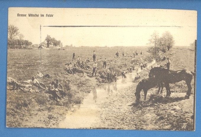 LATVIA RUSSIA GERMANY OBER OST WW l CANCELLED FELDPOST 4385