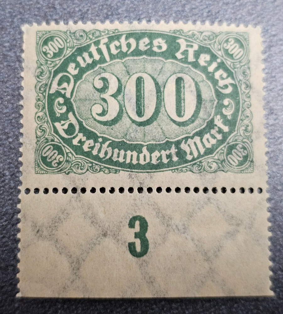 Stamp Germany Deutsches Reich 300 Mark 1922 Mi. Nr. 249 [🇩🇪39446]