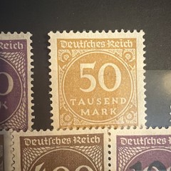 German 1923 Hyperinflation Stamp Collection – Surcharge & Definitives – MNH