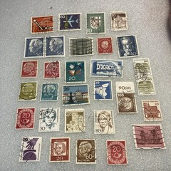 30 USED/Cancel mixed West Germany Deutsche Bundespost 1950-1990 Stamps. $1Ships.