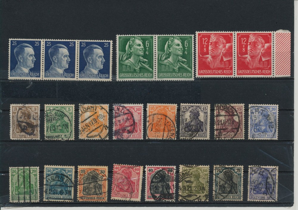 Germany, Deutsches Reich, Nazi, liquidation collection, stamps, Lot,used (BD 25)