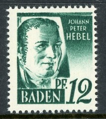 Germany 1949 Baden 12pf B Sc #5N4 MNH E904