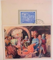 GERMANY #942 SINGLE PAGE ALSO MINT MAXICARD CAT 200 EURO (=$286.00) LEIPIZ