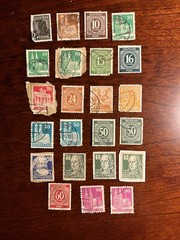 Deutsche Post Stamps Germany Lot of 23 Various PF Used & Mint Hegel Marx