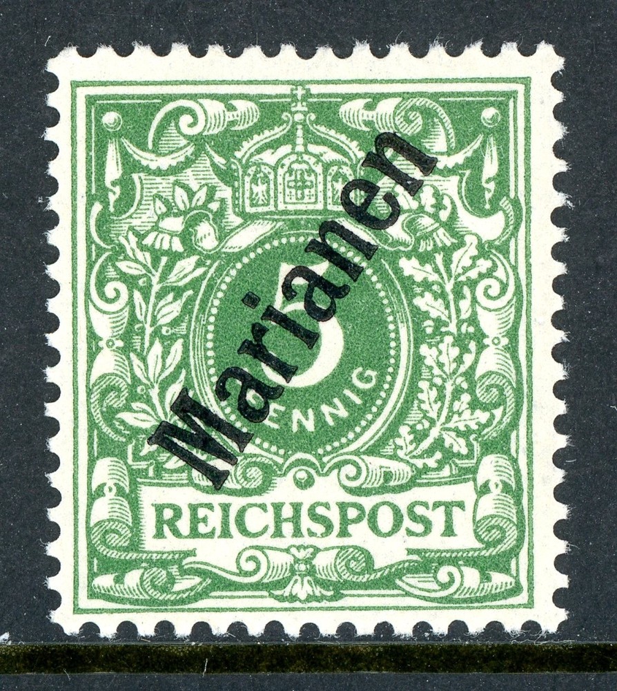 Germany 1900 Mariana Islands 5pf Eagle Scott #12 Mint Y10