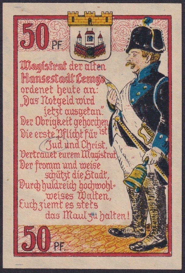 GERMANY (ITEM0181) NOTGELD with anti-SEMITIC NOTES (See Description)