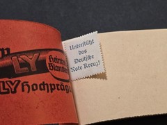 WW2 Nazi German NSDAP Third Reich Open Stamp Booklet w No Stamps Inside