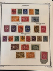 German & State Stamps in Scott Specialty 3 ring album M&U -1938 incl BOB L2034