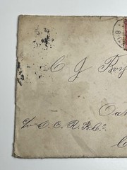 Antique 1890s Heligoland to Oakland CA California Reichspost 10 PF Envelope