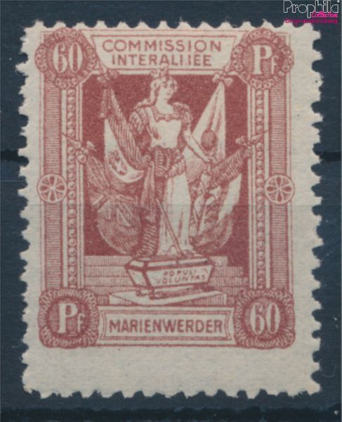 Kwidzyn 9x B with hinge 1920 Woman with Flags (10335707