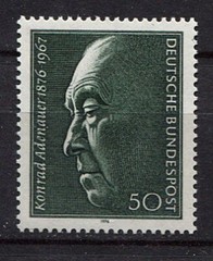 Germany – BRD : Konrad Adenauer stamp from 1976 – mint NH