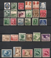 Germany Stamps 1925-1945 Collection Of 48 Stamps Used/Mint Hinged