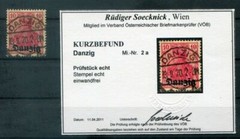 Gdansk 2a Color Postmarked BPP Certificate (BA5495