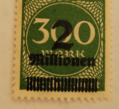 GERMANY ~ Deutrches Reich ~ 2 Saufend/300 Mark ~ Cancelled/Posted ~ c.1923
