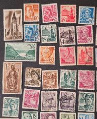 Post WWII German Baden Rheinland-Pfalz Württemberg French Zone Stamp Lot