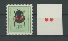 GERMANY GDR DDR PH INSECTS 1968 PHASENDRUCK BEETLE PROOF IMPERF RARE!! /m1858
