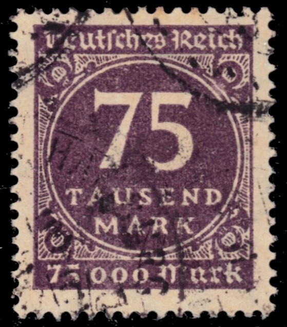 GERMANY 240 – Numeral of Value „1923 Dark Violet“ (pc13541)