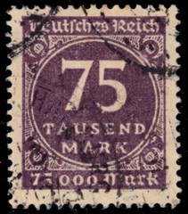 GERMANY 240 – Numeral of Value „1923 Dark Violet“ (pc13541)