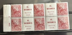 GERMANY – EAST DDR – DEBRIA 1959 Strips Mint NH – Hard To Find