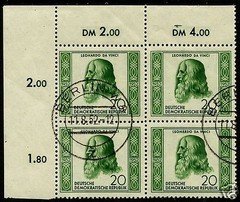 EAST GERMANY, (GDR/DDR), MICHEL N° 103-106 CANCELED TO ORDER (CTO)