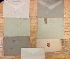 Lot of 7 Vintage German Covers 1920s–1950s – Business & Consular Mail to USA