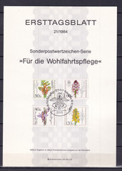 Bundesrepublik ETB 1225-8 Scott B623-6 Flowers