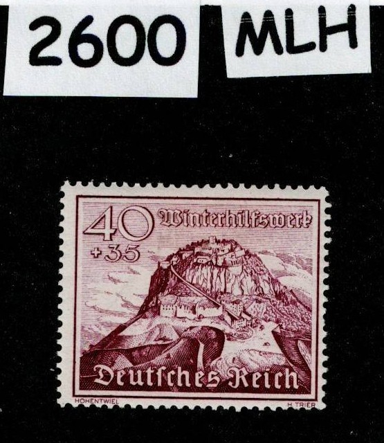 Mint MLH stamp Scott B168 1939 Winter relief Culture fund Germany #2600