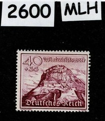 Mint MLH stamp Scott B168 1939 Winter relief Culture fund Germany #2600