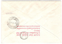 GERMANY BRAZIL 4m ZEPPELIN *MIXED FRANKING* Cover 2. SÜDAMERIKAFAHRT 1931 KZ105