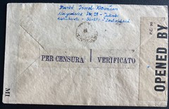 1940 Gorlitz Germnay Dual Censored Cover To Santos Brazil Israel Kleemaron