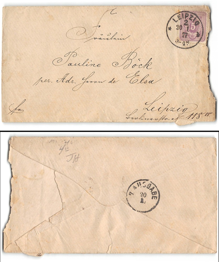 Germany Mi#40 Leipzig local, 1877