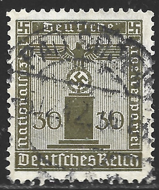 Germany, Scott #S10, 30pf Franchise Issue, Wmk, Used