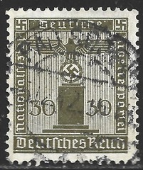 Germany, Scott #S10, 30pf Franchise Issue, Wmk, Used